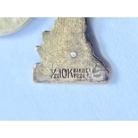 1960s Vintage 10K & 12K Gold Plated 8-Charm Bracelet Robert E Lee HS Dallas, TX - Picture 11 of 13